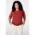 MS Mode T-shirt broderie rood