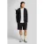 Lyle & Scott Diagonal Interlock Hooded Zip Through Lacquer