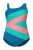 Ulla Popken Badpak  blauw / pink