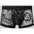 HOM Slim fit trunks in semitransparant design model ‘Rhapsody’