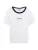 GUESS JEANS Shirt ‘RINGER’  zwart / wit