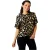 Biba Dames/Dames Keyhole Jersey Top (Bruin/zwart)