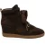 Steve Madden Mables brown suede hoge sneakers dames