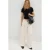 MANGO TEEN pantalon met krijtstreep – wit