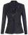 Womens Tweed visgraat zwarte wol jaren 1920 blazer