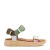 Woden sandalen roze/groen