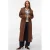 VERO MODA wintermantel met ceintuur – bruin