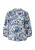 s.Oliver Blouse  crème / royal blue/koningsblauw / bruin