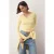 TRENDYOLMİLLA Dames Geel Effen Lang Getailleerd Blouses