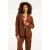 Smashed Lemon Retro chic bruine blazer |