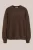 WE Fashion – Dames trui van wolmix – Regular fit – Donkerbruin –