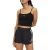 FILA Loni Cropped Spaghetti Top Black