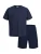 JACK & JONES Pyjama kort ‘JACSOLID’  donkerblauw