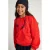 LOOXS little rechtvallende sweater met tekst – rood