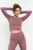 Slim-Fit Lange Mouwen Crop Top