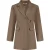 Malelions Women Gallery Blazer Dress | Dark Taupe