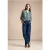 Street One Dames Chiffon blouse in Groen