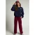 LOOXS 10sixteen rechtvallende sweater met backprint – donkerblauw