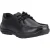 Hush Puppies Mackenzie Wallabee Leren Zwarte Veterschoenen Voor Jongens
