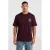 America Today relaxed fit T-shirt met print – donkerrood