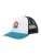 Iriedaily Pet ‘Stonefinger’  azuur / donkerblauw / oranje / wit