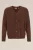 WE Fashion – Heren Fijngebreid vest – Slim Fit – Saffraan rood –