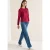 Shirt met ton-sur-ton strepen