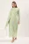Trendyol Modest Dames Groen Effen Maxi Lang Stijlvol/Avond Recht Modest Avond Jurken