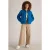 White Stuff Camille Linen Jacket Bright Blue