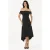 Off Shoulder A-lijn Midi-jurk