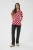 Blouse met korte mouwen CRKip Regular fit red