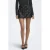 ONLY leren rok – zwart/zilver