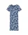 WE Fashion Jurk  donkerblauw / wit