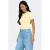 ONLY T-shirt lichtgeel