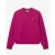Lacoste katoenen sweater met logo – fuchsia