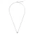 Orphelia ‘Robin’ Dames 925 Sterling Zilveren Halsketting – Roze ZK-7434