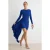 TRENDYOLMİLLA Dames Blauw Effen Kort / Mini Lang Bodycon Jurken