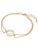 Lulu & Jane Armband  goud / wit