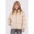 Raizzed gewatteerde winterjas – beige
