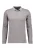 RAGMAN Soft Knit Poloshirt lange mouw zilvergrijs, Effen