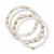 Life of Bulu armband met parels – set van 4 goudkleurig