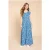 White Stuff Darcie Jersey Maxi Dre Blue Printed