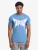 Tapout Shirt  lichtblauw / wit