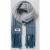 drykorn Sjaal met labeldetail en franjes, model ‘RISHA’