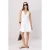 TRENDYOLMİLLA Dames Wit Effen Kort / Mini Mouwloos Skater Jurken