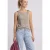 Top met boothals en schouderdetail