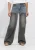 Haute L'Amitié Wide Jeans Dames Two-tone Patch Tall Jeans,