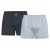 SEIDENSTICKER Boxershorts  blauw / grijs