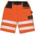 SAFE-GUARD by Result Heren Veiligheidsshort Cargo (Fluorescerend Oranje)