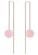 Liebeskind Berlin Oorbellen  rose-goud / rosa